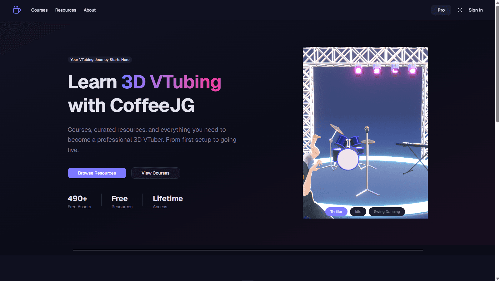 CoffeeJG Course Platform